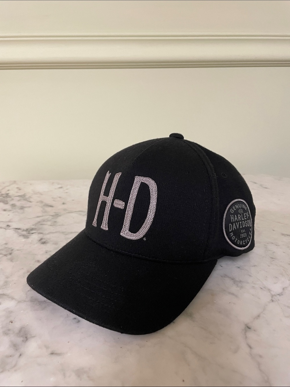 Harley-Davidson Flex-Fit Black Cap - Size L/XL